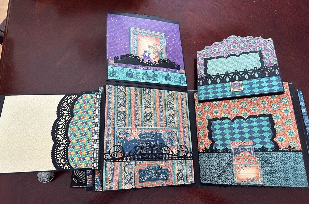 Handmade Album Using Graphic 45 Midnight Masquerade