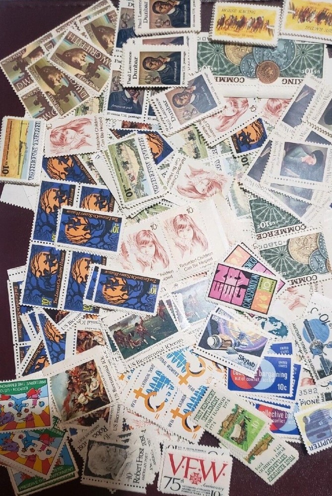 US MNH Postage Stamps Set of 16 Different 10c Stamps