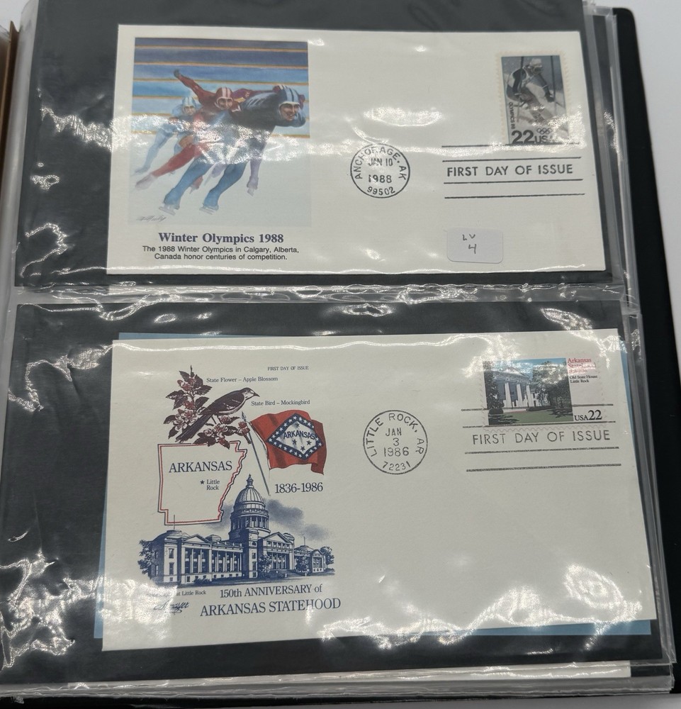 Commemorative First Day Issue Envelope/Postcard Collection Book ￼