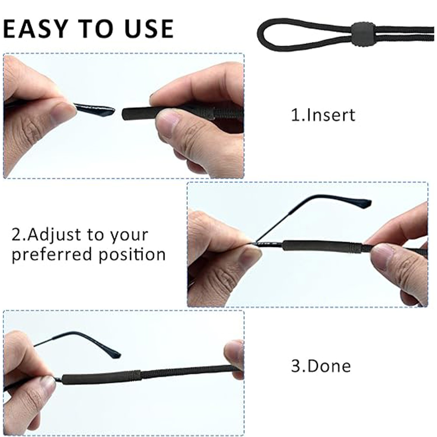 Sport Sunglass Neck Strap Eyeglass Read Glasses Neck Cord Lanyard Holder Lot