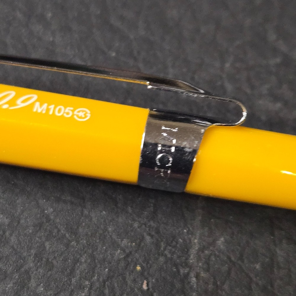 JEDO YELLOW .9 Micro AUTOMATIC DRAFTING PENCIL+ SPARE LEAD