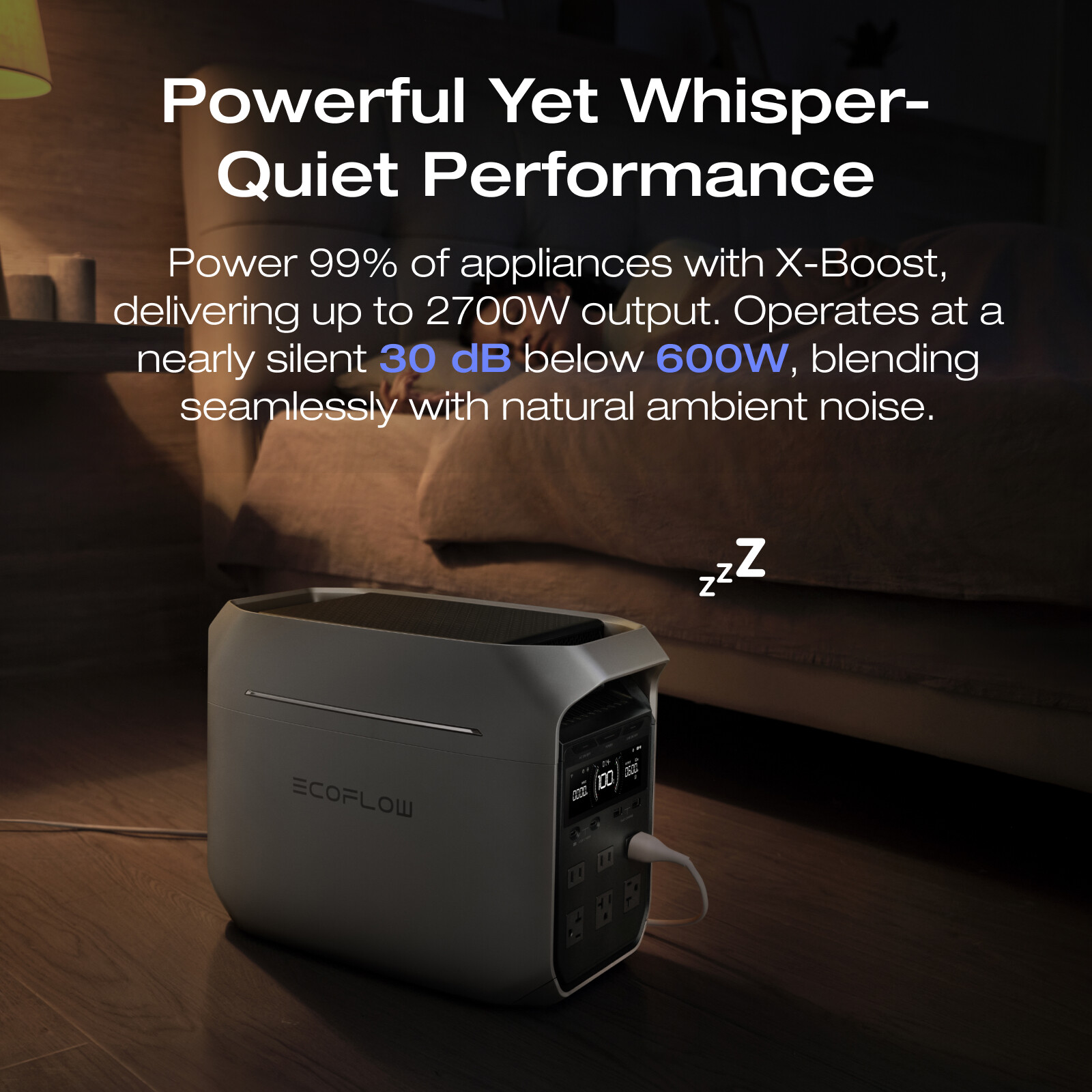 EcoFlow DELTA 3 Plus 1024Wh Portable Power Station+220W Solar Panel Refurbished