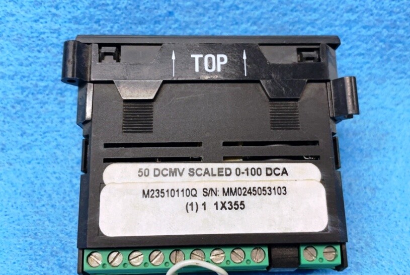 SIMPSON M23510110Q, DIGITAL PANEL METER 50 DCMV 0-100 DCA