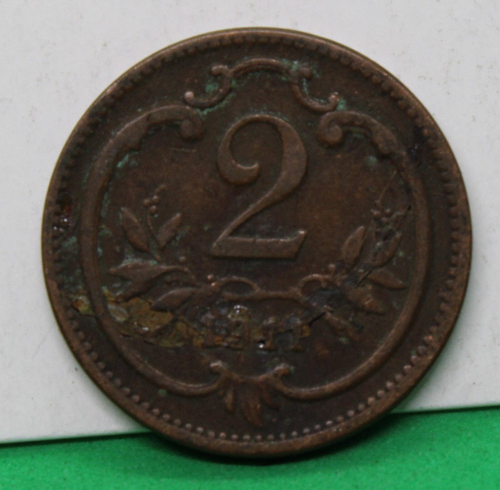 1911 Austria 1 Heller