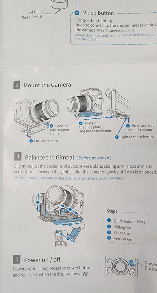 FEIYUTECH HANDHELD GIMBAL (AK2000)