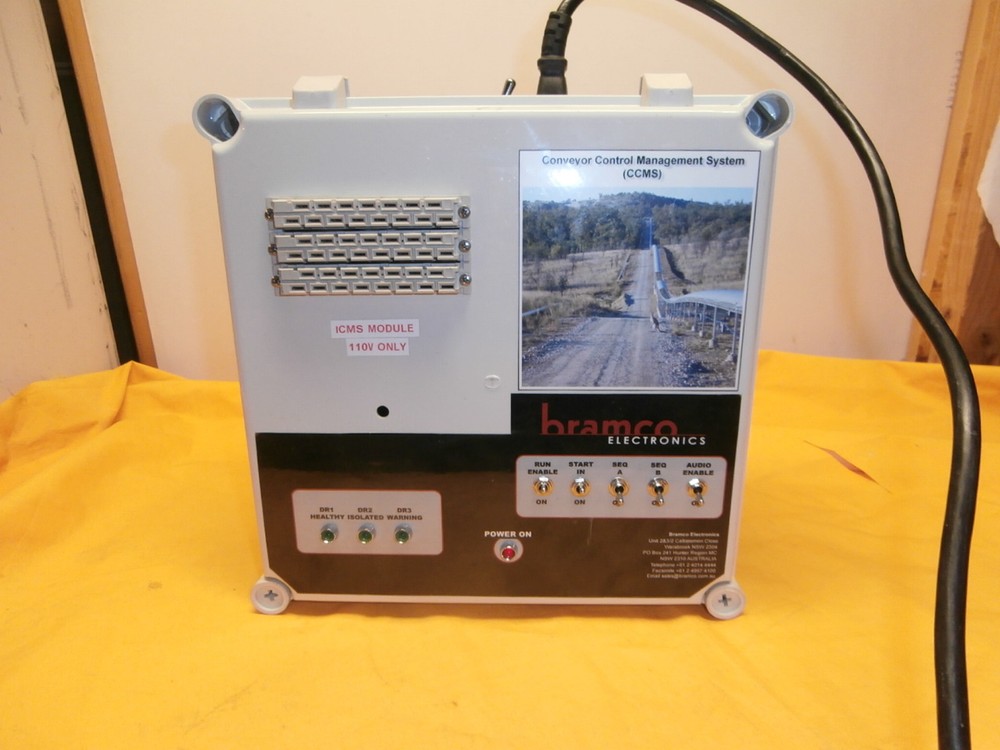 BRAMCO ELECTRONICS CONVEYOR CONTROL POWER CONTROLLER MANAGEMENT SYSTEM CCMS BOX