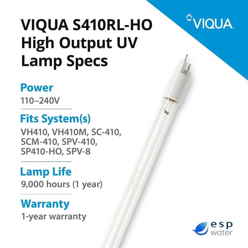 S410RL-HO Replacement UV Lamp VH410 System