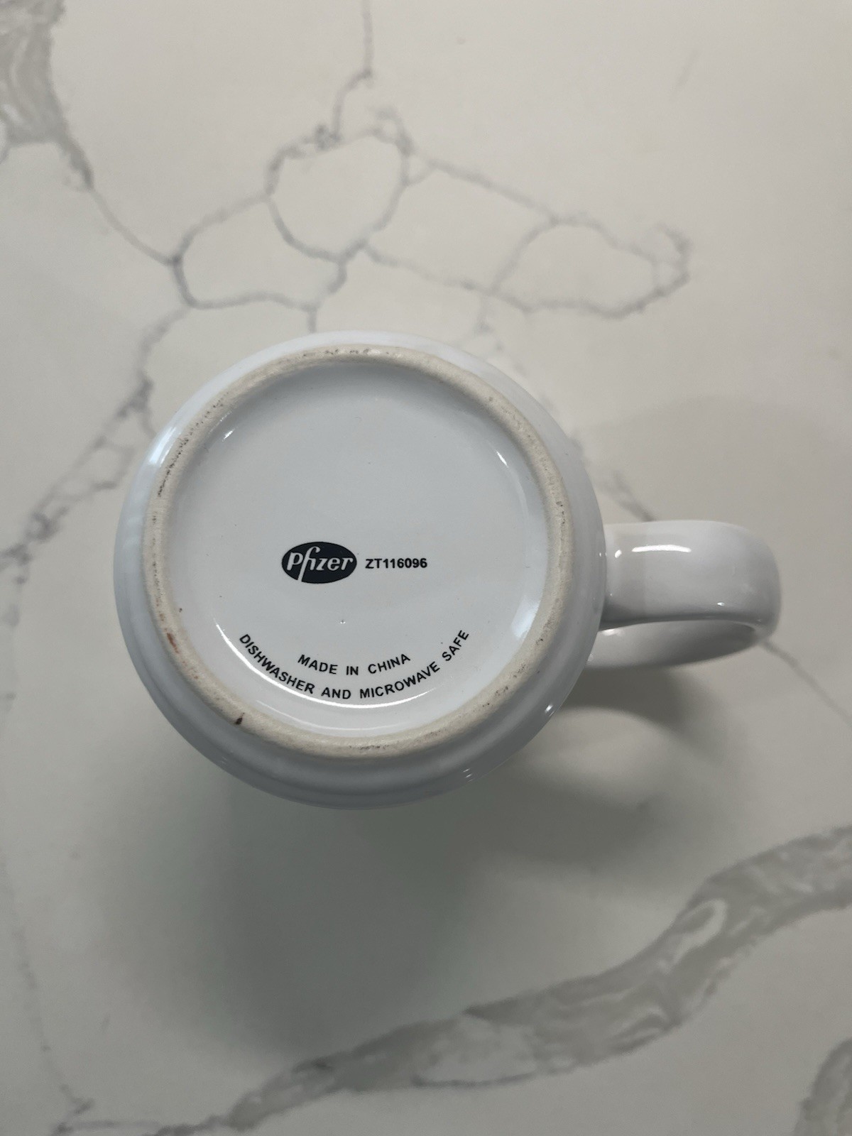 Vintage Y2K Pfizer Zoloft Mug Featuring Blob Pharma Advertising