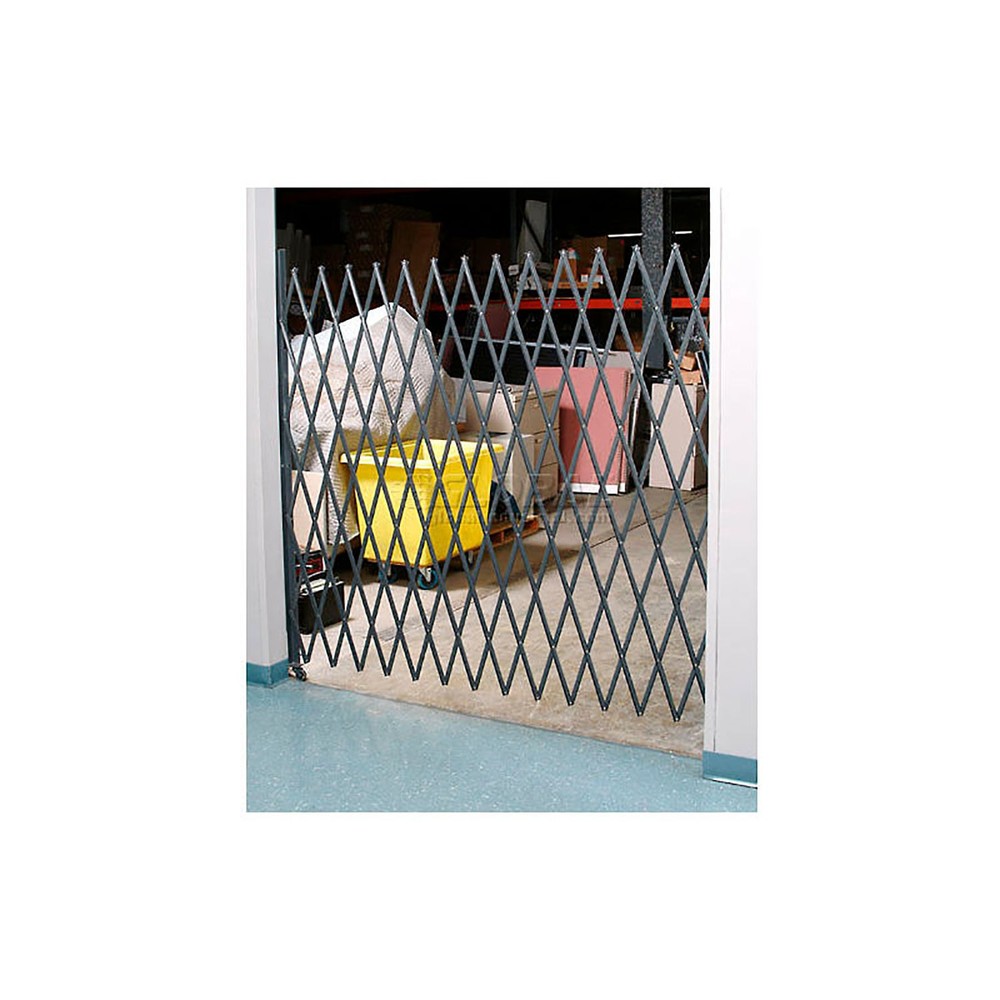 Global Industrial 5-1/2'W Single Folding Security Gate 5'H