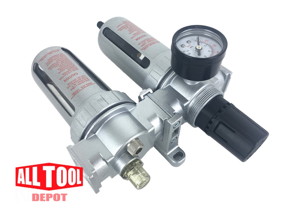 1/2" Mid Flow FRL air control unit w/ Auto Drain