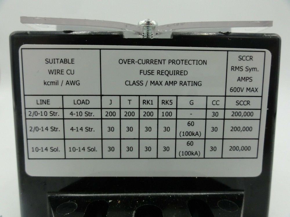 Littelfuse Model LD04013 Distribution / Terminal Block