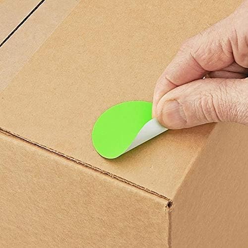 Blank Color Coding Stickers, Writable Surface – 500 Permanent Labels per Roll...