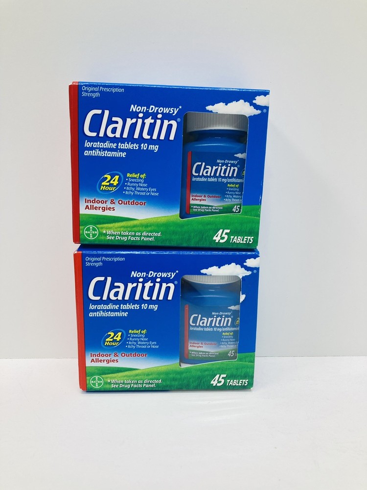 Claritin Non-drowsy 45tablets EXP 4/26