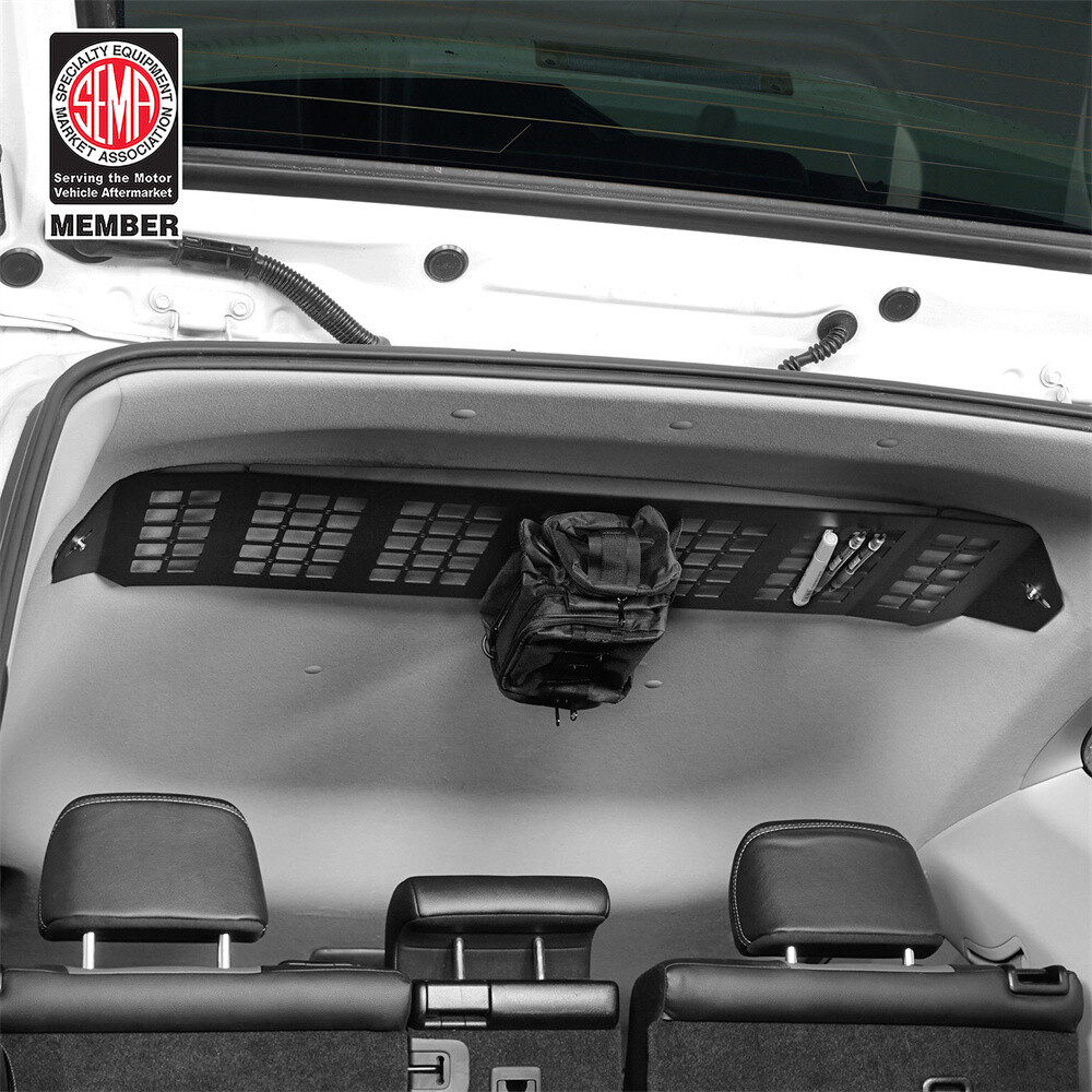 Fit Toyota 4Runner 2010-2024 Rear Overhead Top Storage MOLLE Panel System Metal
