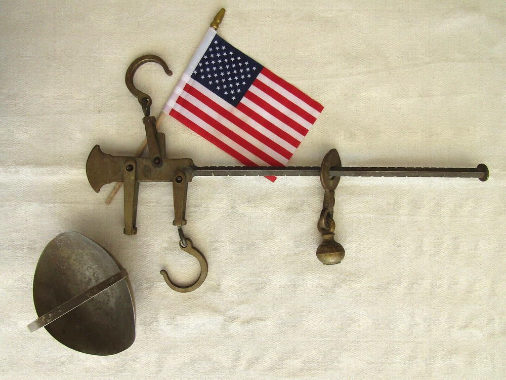 Antique Brass Hanging Balance Scale