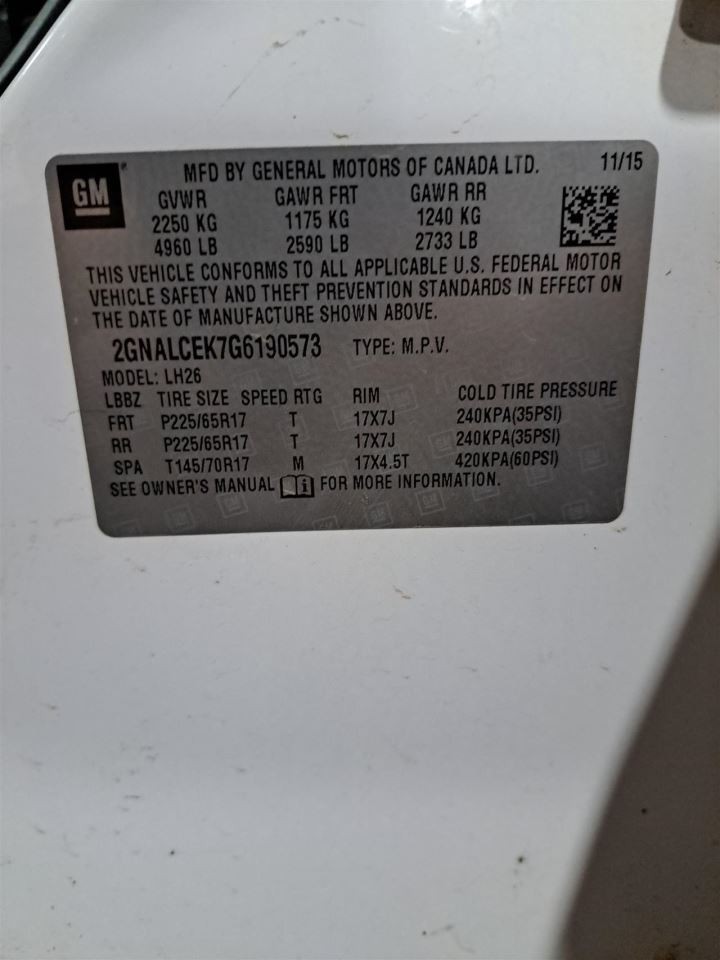2016 Equinox Amplifier Sku#4336793