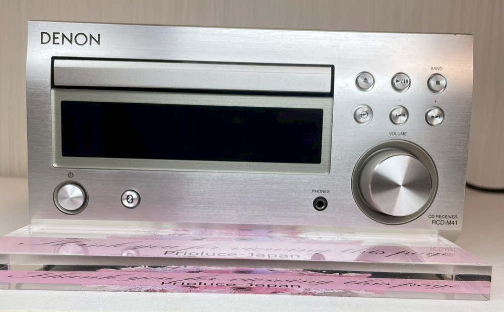 DENON RCD-M41 CD Receiver Integrated Amplifier Tested Working Silver