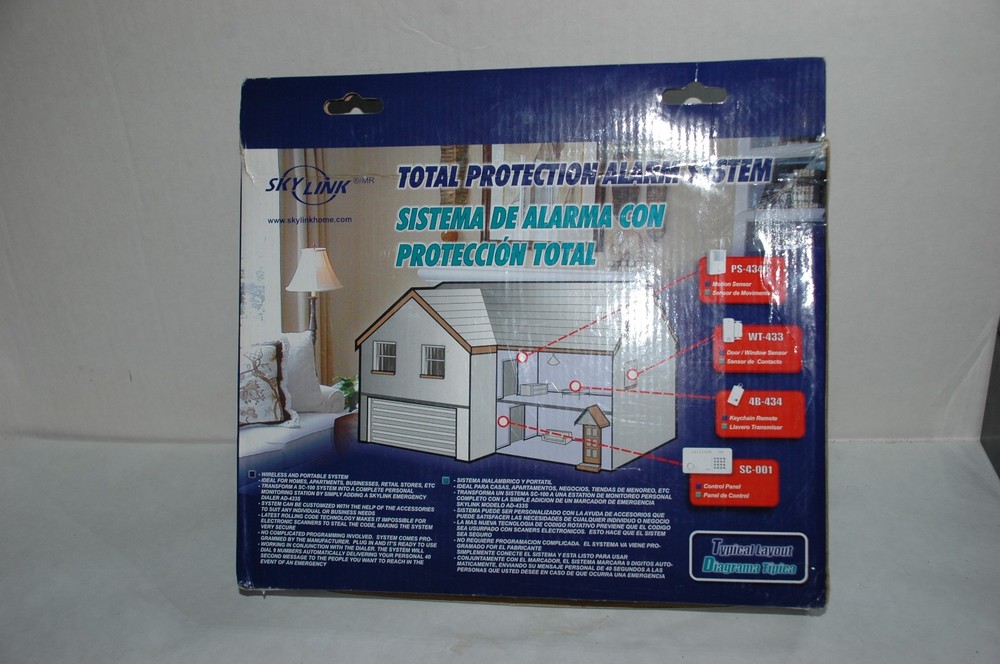 Skylink Wireless Alarm SC-100 Sensor's Remote Panel NOS (A4)
