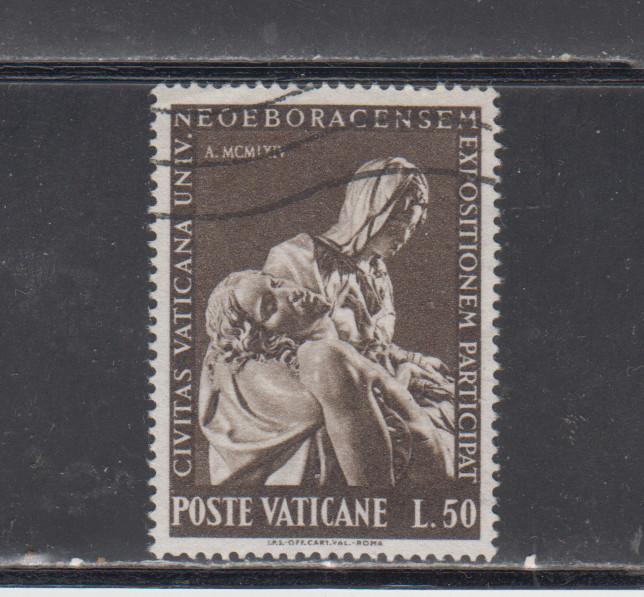 VATICAN :  1964 - USED  - SCOTT #  384