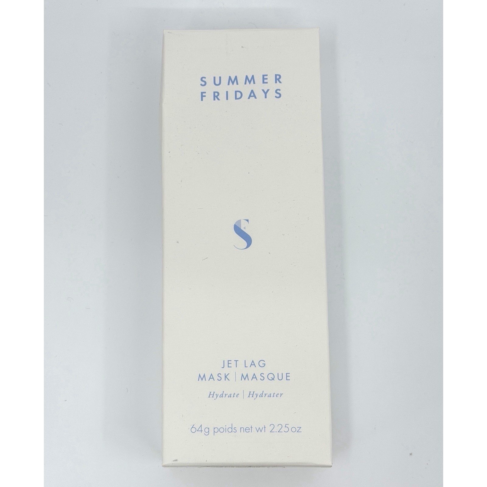 Summer Fridays Jet Lag Mask 2.25 oz Hydrating Face Mask New in Box Older Package