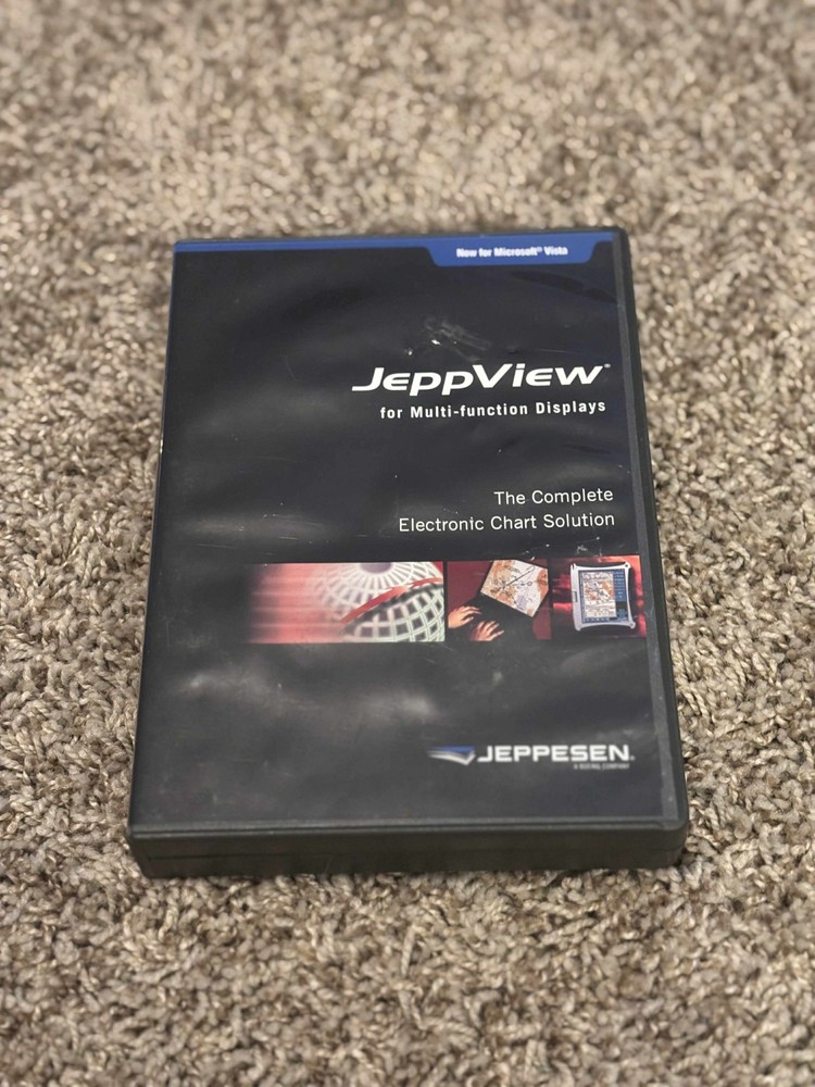 Jeppeson Electronic Chart JeppView For Multi-function Displays~Vista 2009 CD-Rom