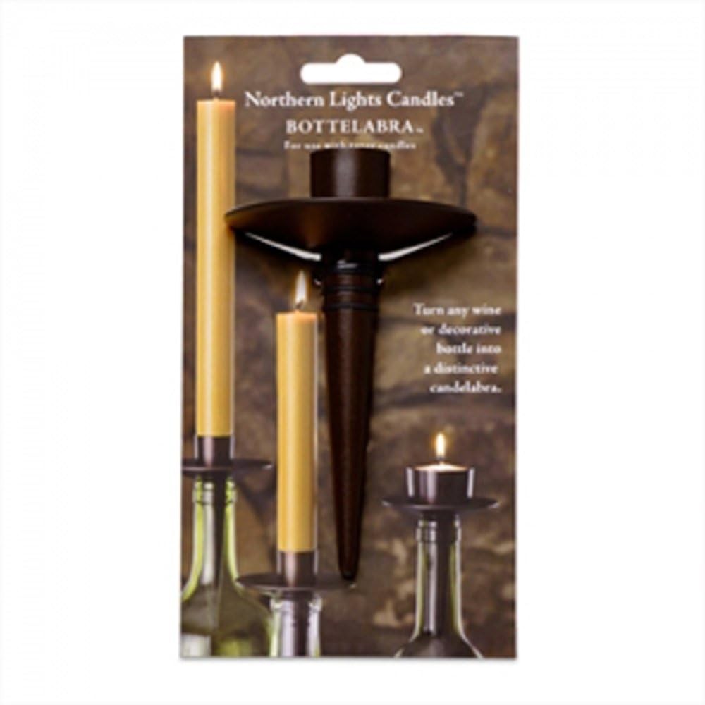 Bottelabra Taper Holder Pewter