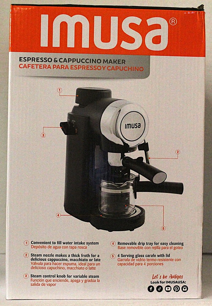 Imusa Espresso & Cappuccino Maker