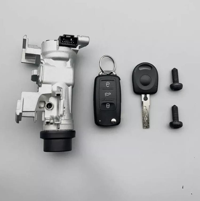 IGNITION SWITCH LOCK ASSEMBLY FOR VW JETTA 06-18 W/ REMOTE Control KEY SHELL