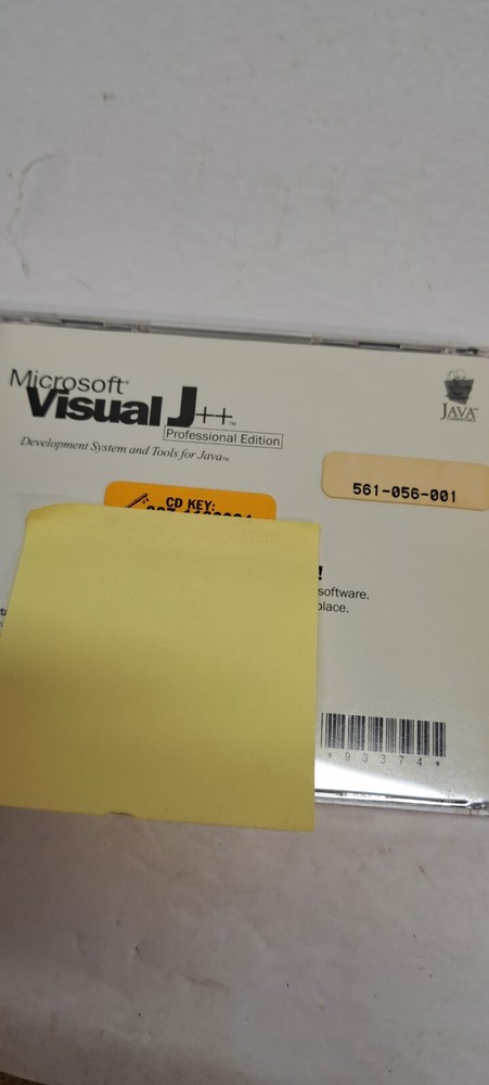 Microsoft Visual J++ Windows 95 93373