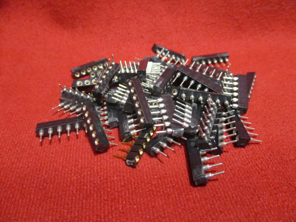 6 Position SIP Socket Quantity of 50