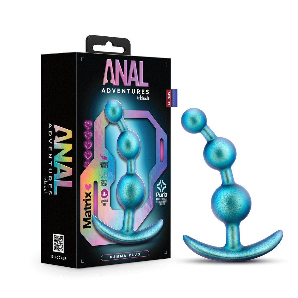 Blush Anal Adventures Matrix - Gamma Plug - Neptune Teal
