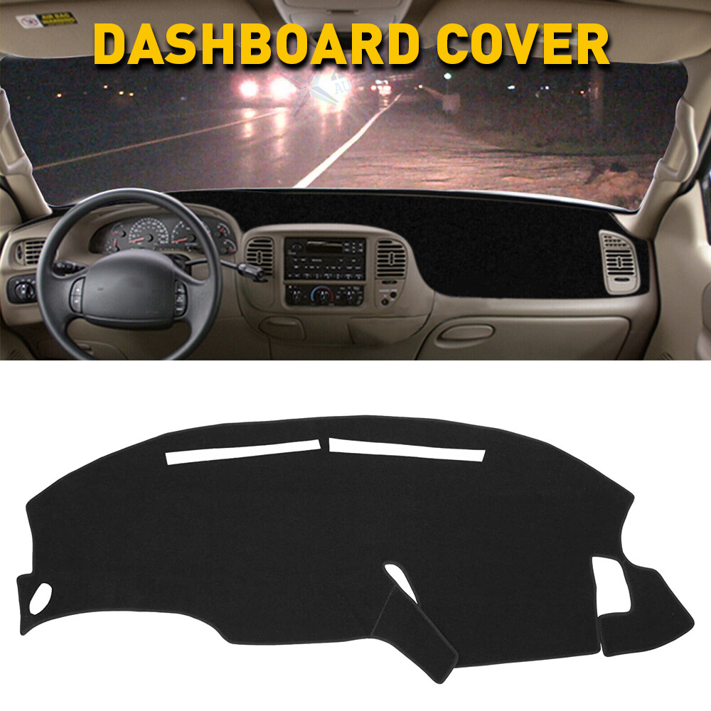 Dashboard Pad Dash Cover Mat fits For 1997-2003 Ford F150 Non-Slip Carpet Black