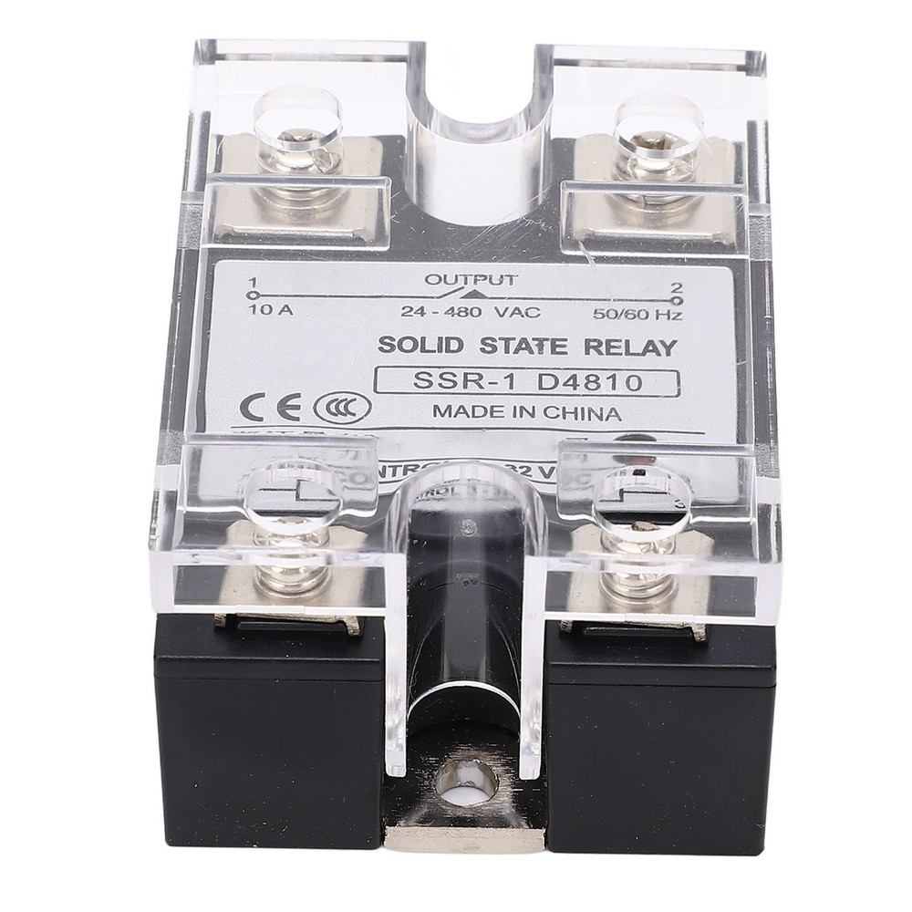 10A Solid State Relay DC Control Semiconductor Relay Module 24-480VAC Part