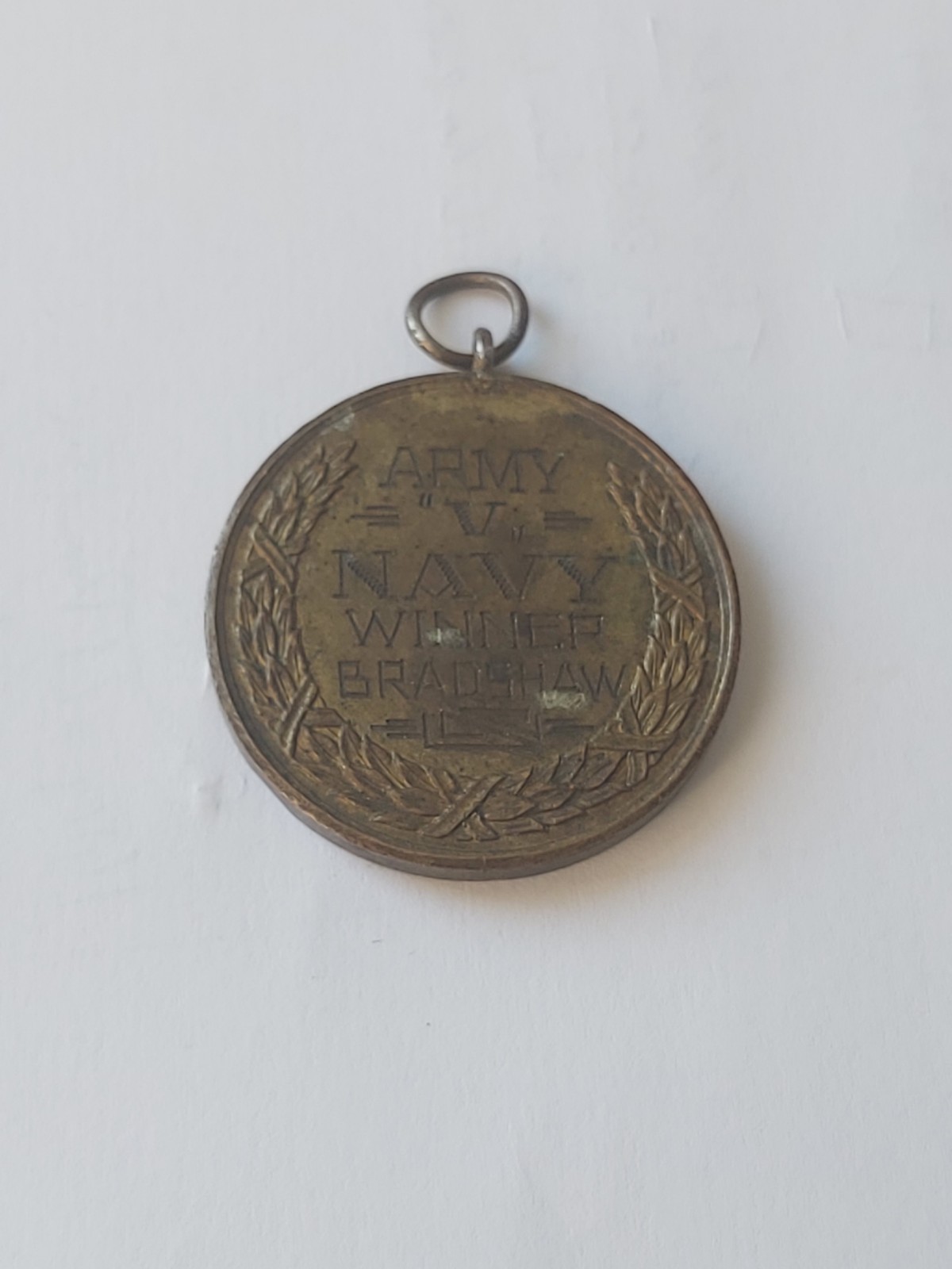 Vintage BRITISH ARMY v NAVY Boxing Winners MEDAL Pugilist