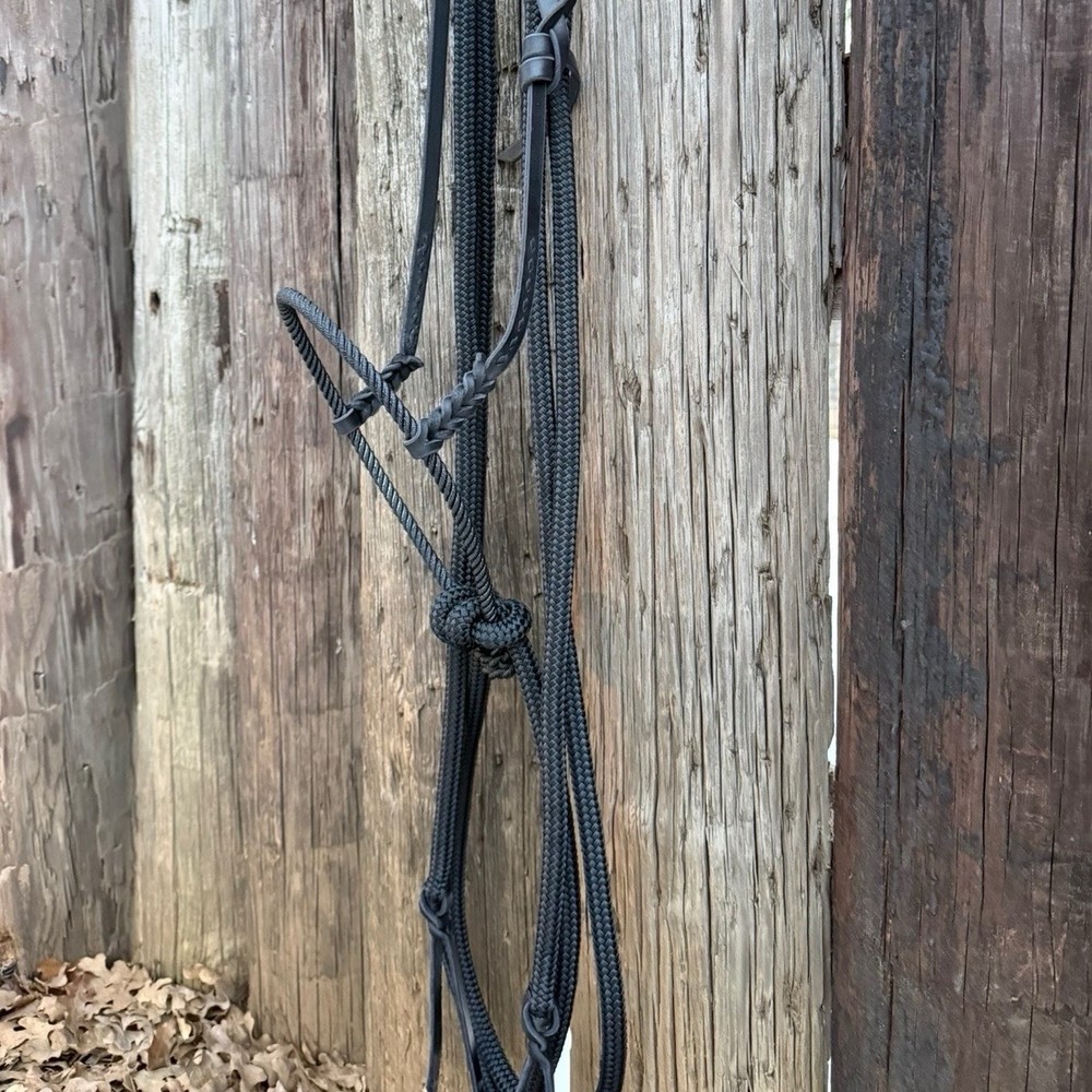 Loping Hackamore - Hand Made In Texas - Colt Starting Bridle
