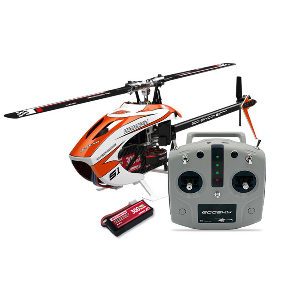 GOOSKY S1 6 channels 3D RC Helicopter RTF  Mode 2 Version Blue/Orange/Purple