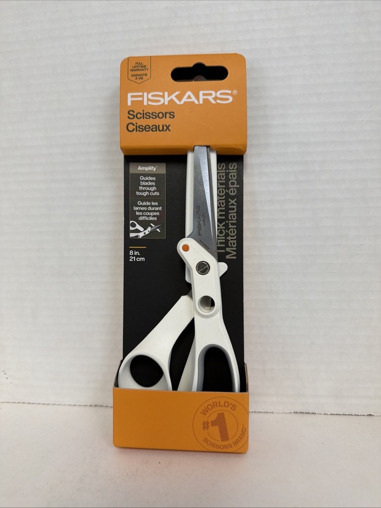 Fiskars Amplify 8 Mixed Media Shears Scissors