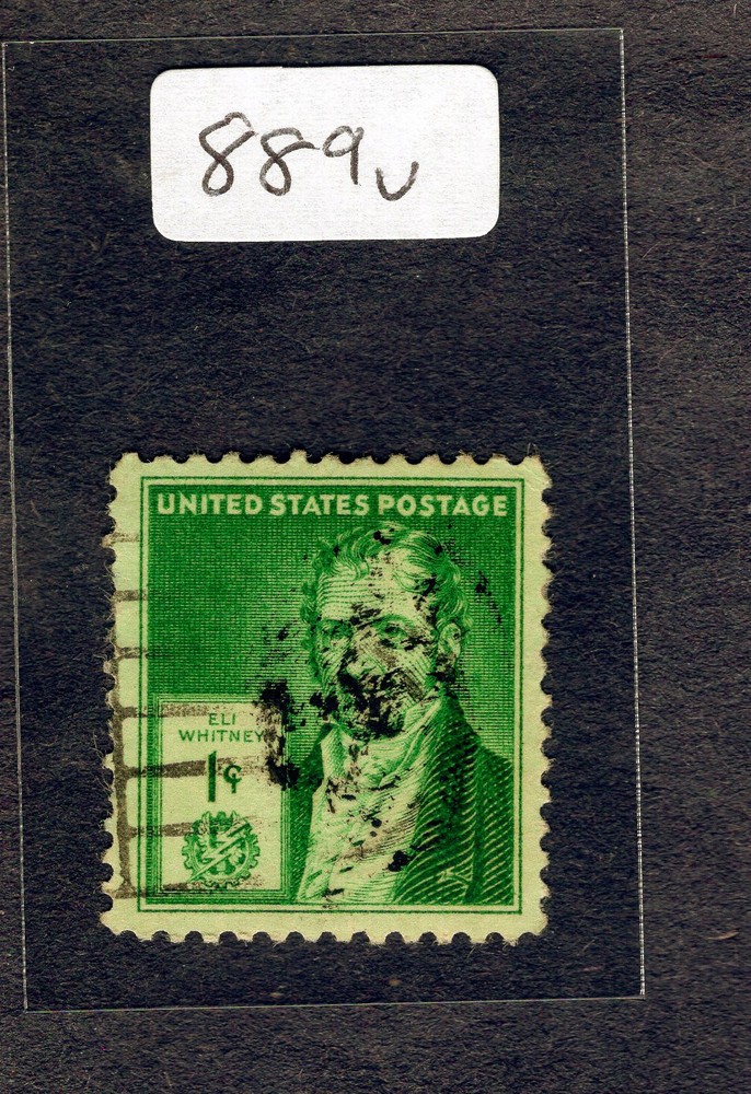 1940 Stamp #889 Eli Whitney Used