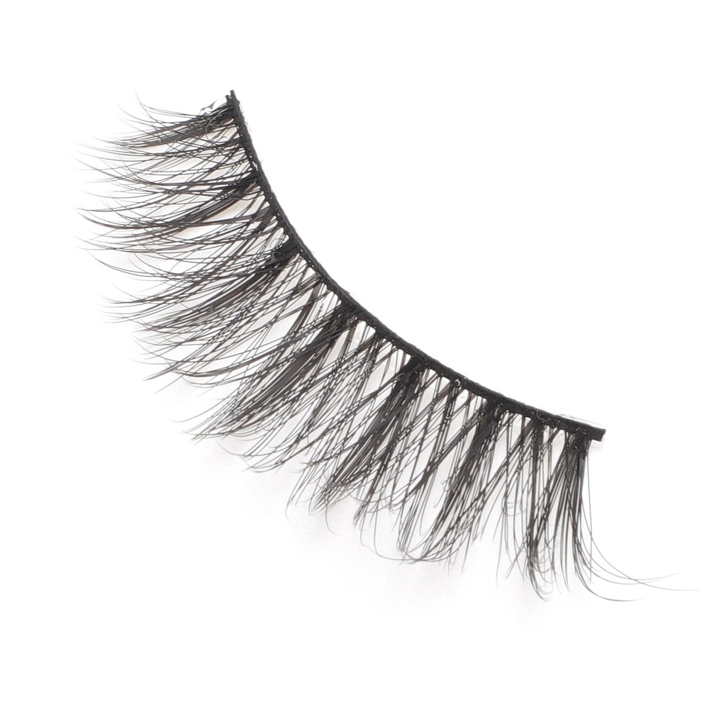 Soft 3D False Eyelashes for Makeup Black 3D-04 5 Pair