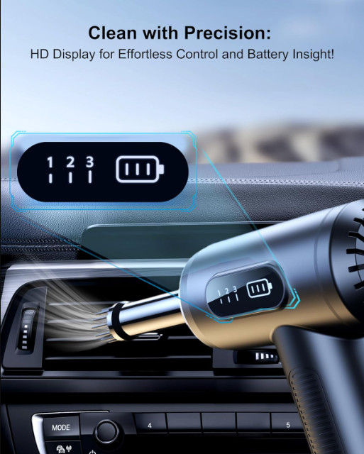 Compressed Air Duster,Dust Cleaner for Car,Computer,Keyboard,Camera,Desk,Lapt...