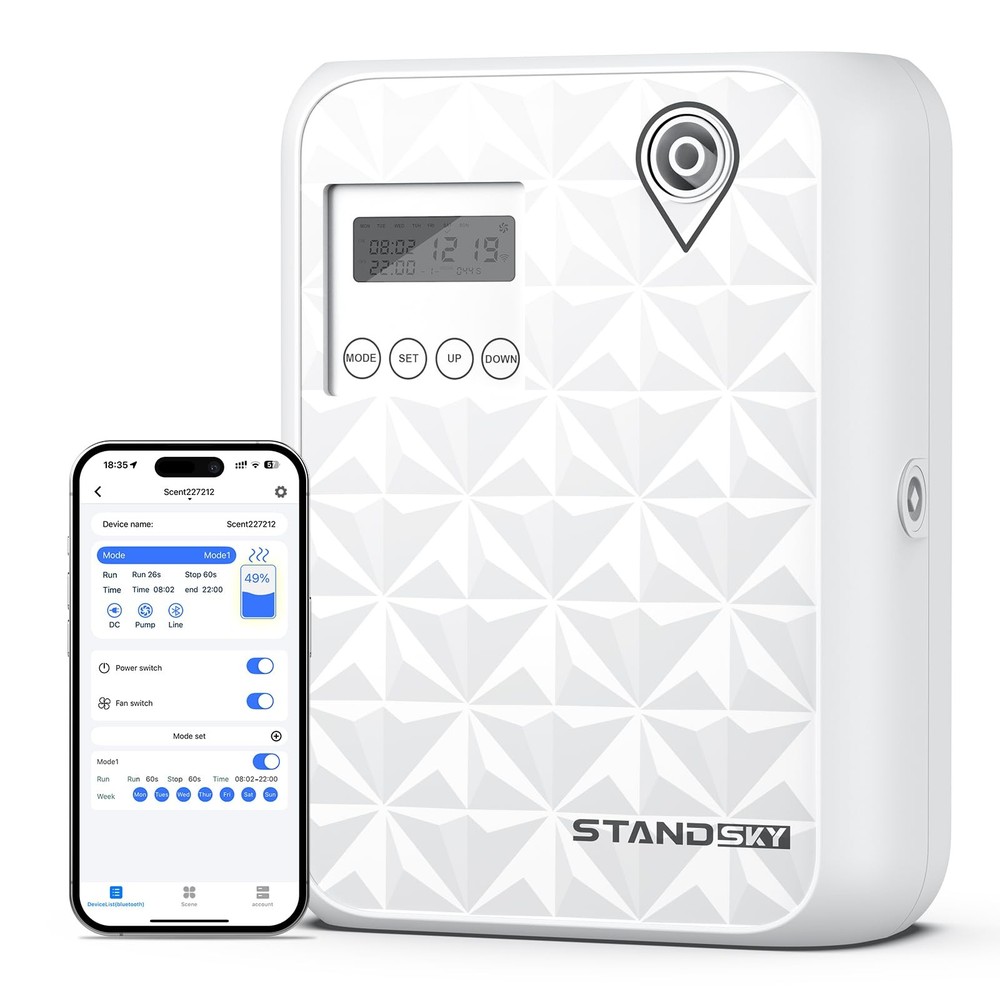 Waterless Essential Oil Diffuser, Hotel Scent White