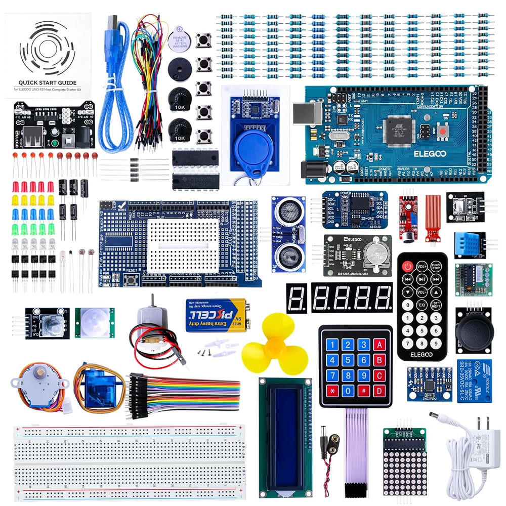Mega R3 Project the Most Complete Ultimate Starter Kit with Tutorial Compatible