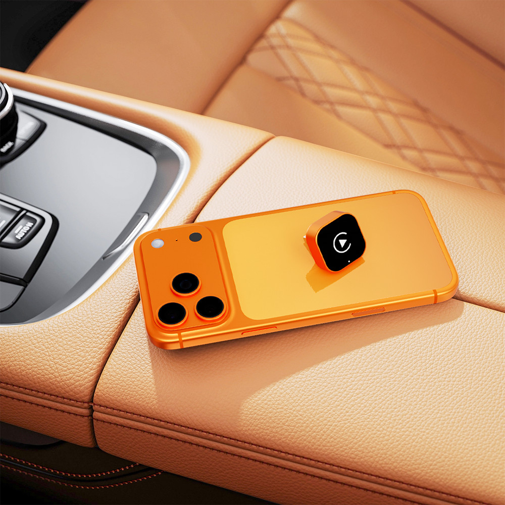 USB Wireless CarPlay Adapter For iPhone Apple Wireless Dongle Plug & Play orange