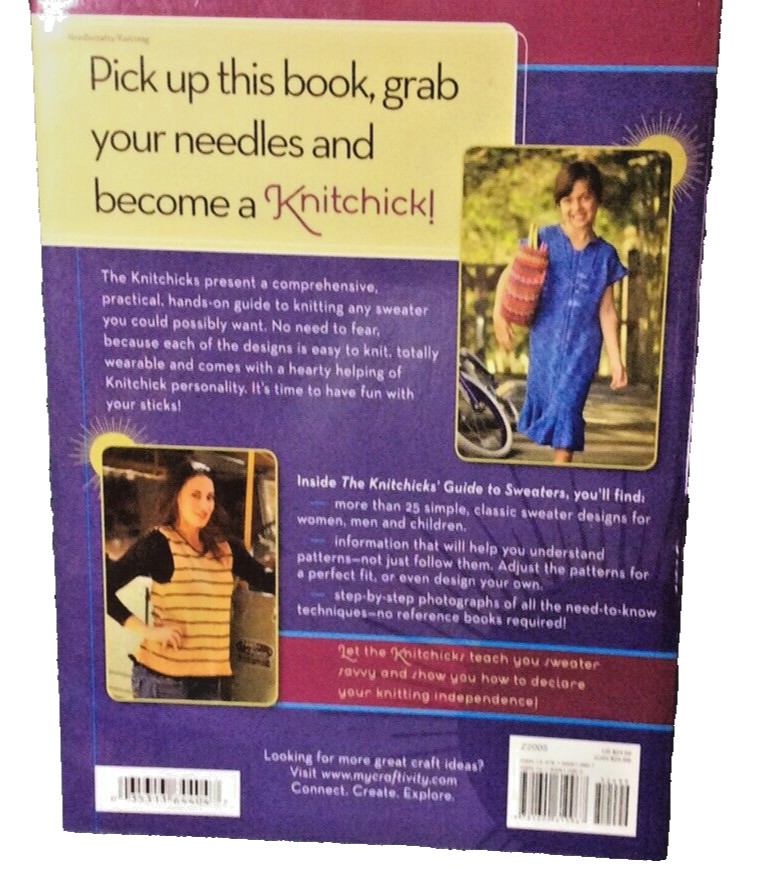 The Knitchicks Guide To Sweaters Soft Cover Project Book