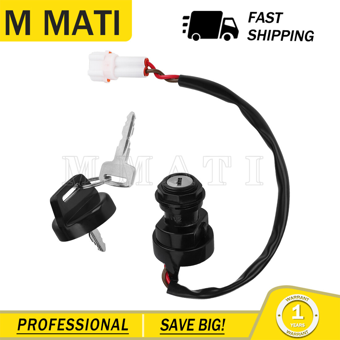 5LP-82510-00-00 Ignition Key Switch for Yamaha Bruin 350 YFM350 2004 2005 2006