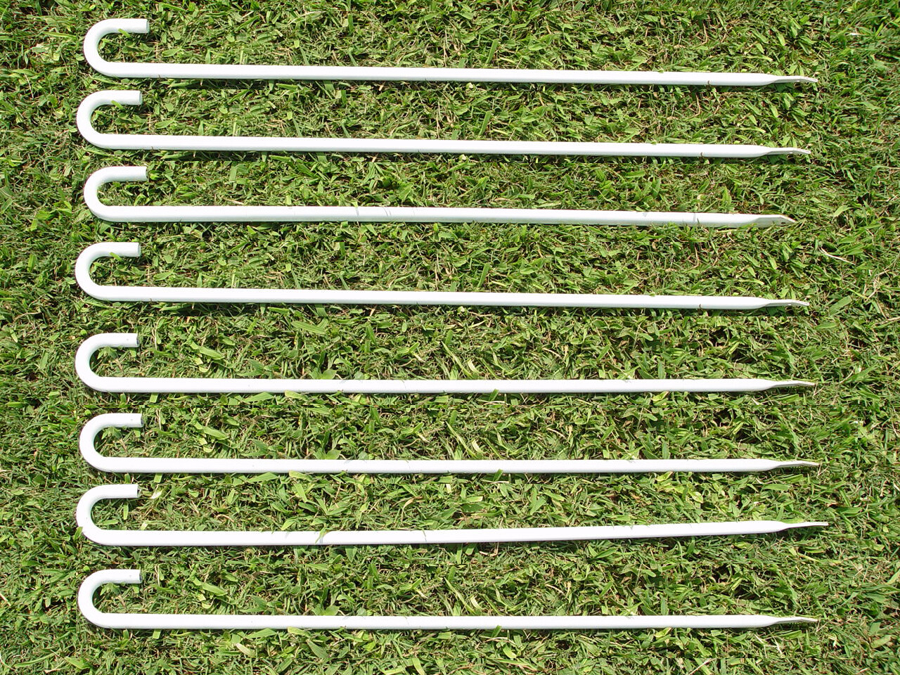 Dog Agility Tunnel with Stakes (18' long, 8 J-Metal Stakes, Zebra print)