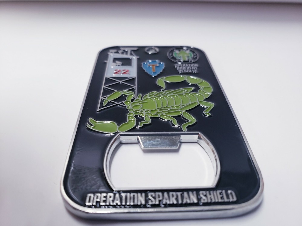 Task Force Spartan "Operation Spartan Shield" Callenge Coin
