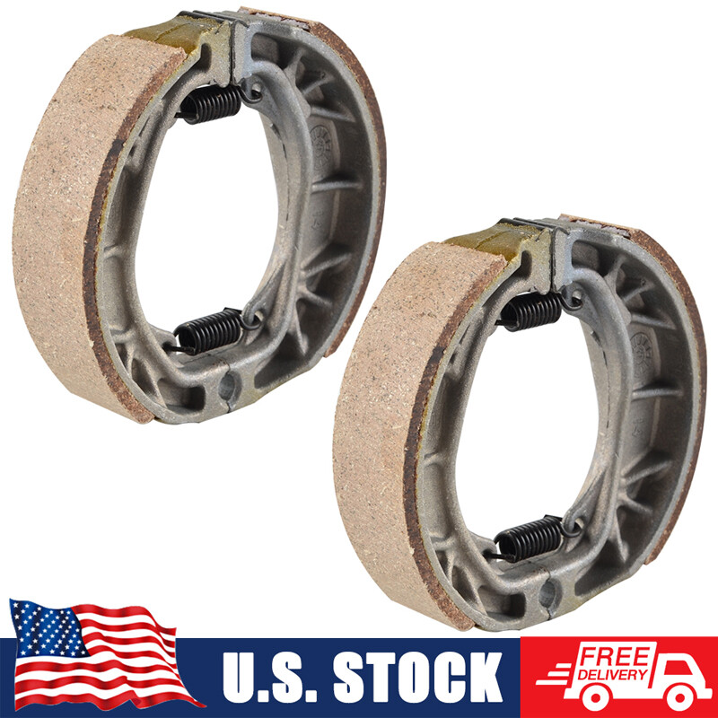 Pair Brake Shoes Set with Springs for Honda CT70 1969-1978 Z50 68-78 XL100 74-78