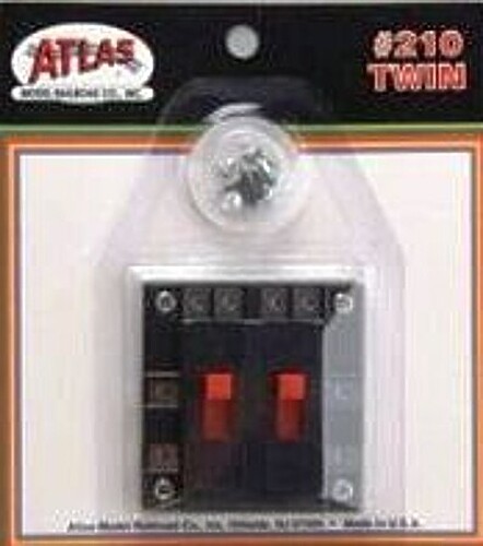 Atlas Twin Electrical Control - Model Train Track Accessory - #210