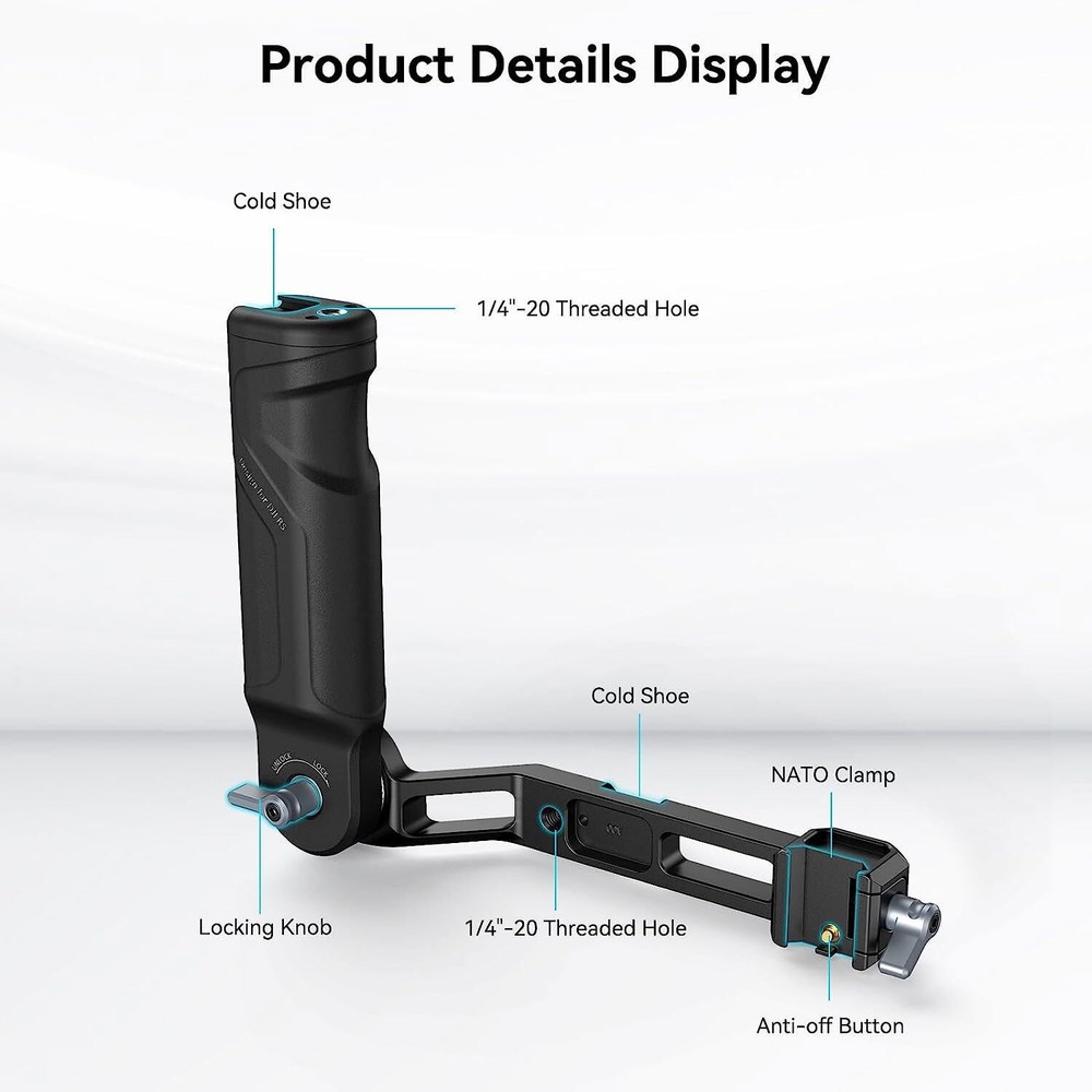 SmallRig Plastic Lightweight Adjustable Handle Sling Handgrip for DJI RS 3 mini